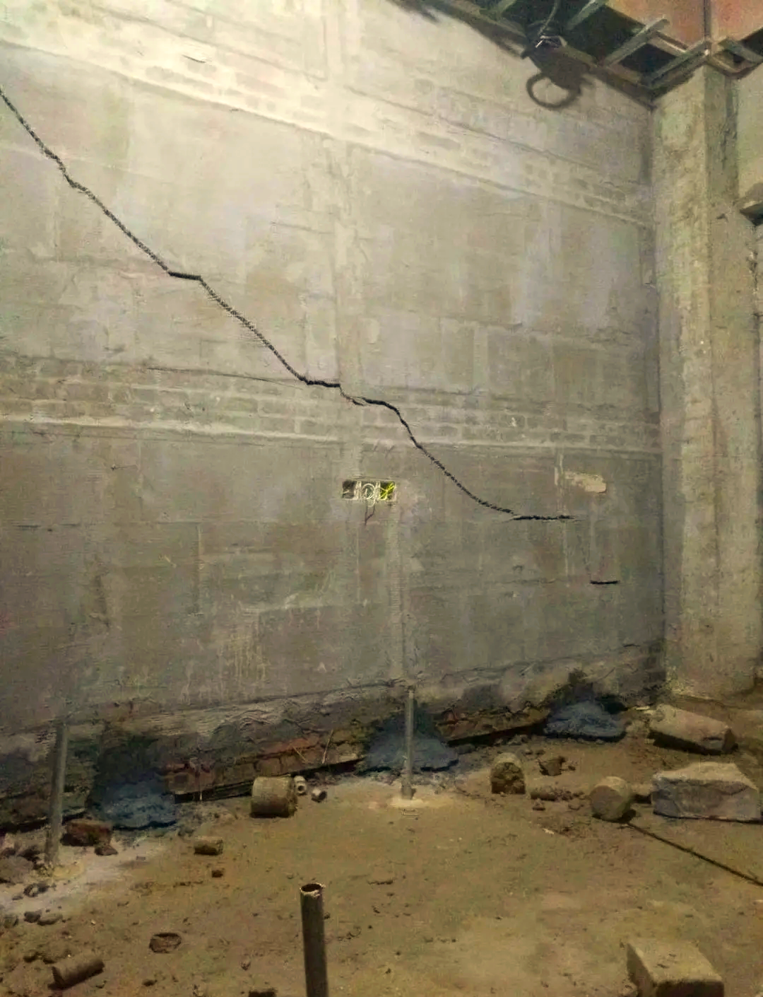 泰安宁阳县房屋下沉加固